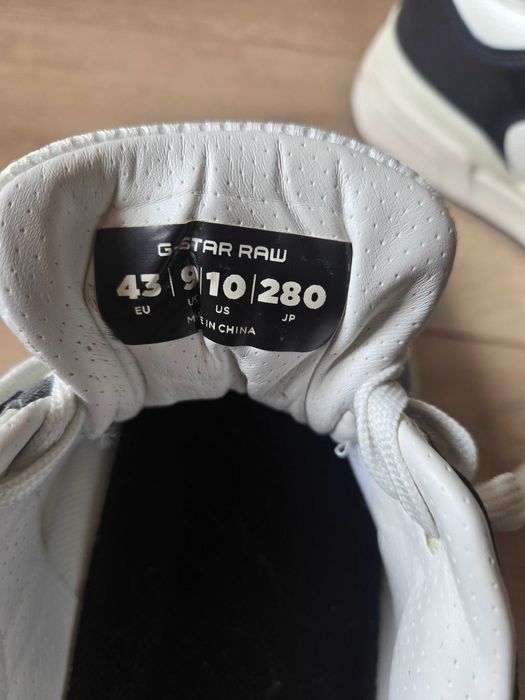 G-STAR RAW Attacc BLK LEA кецове