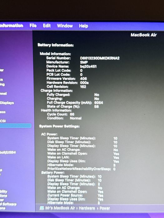 MacBook  Air i5 13-inch