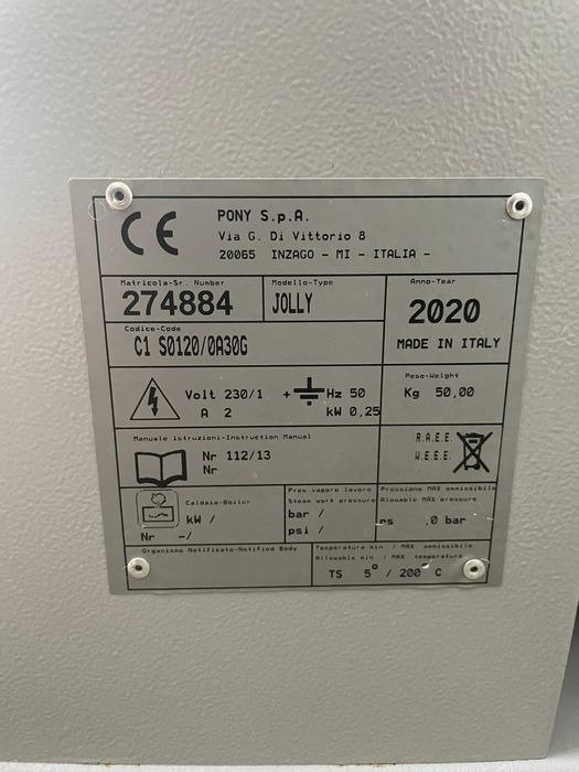 Statie profesionala de scos pete PONY JOLLY