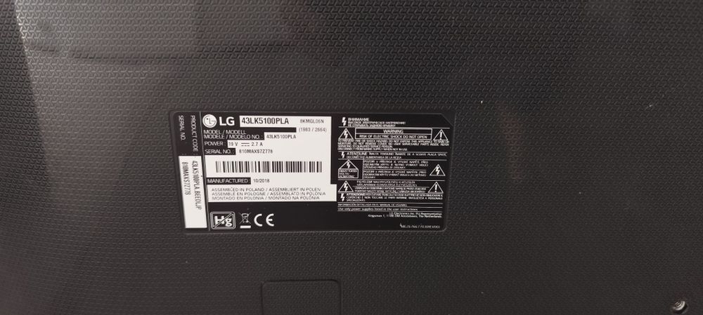 Televizor LG 108 cm