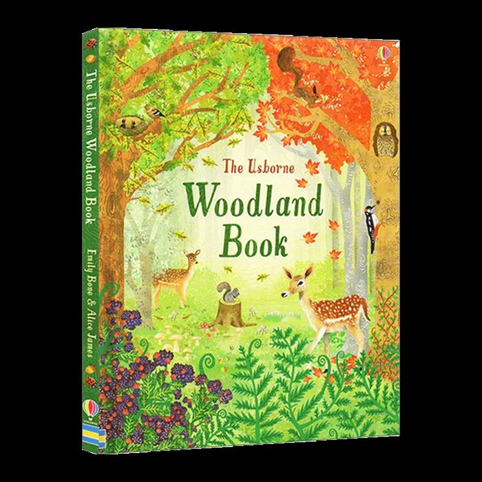 Книга на английском Woodland book The Usborne