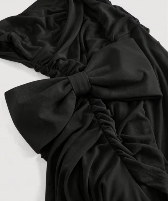 Черное вечернее платья