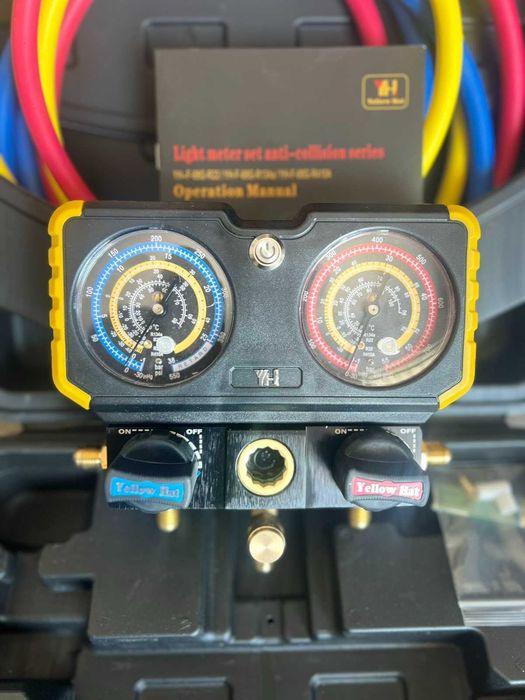 Манометричен блок за фреон, R32,R410,R134,R 404; 1/4” SAE