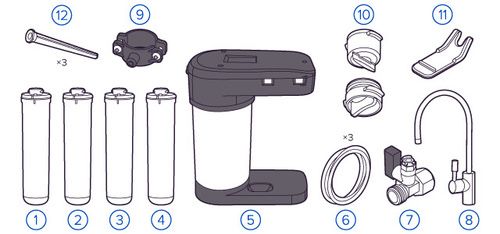 Фильтр для воды Aquaphor DWM 102 PRO suv filtrlari