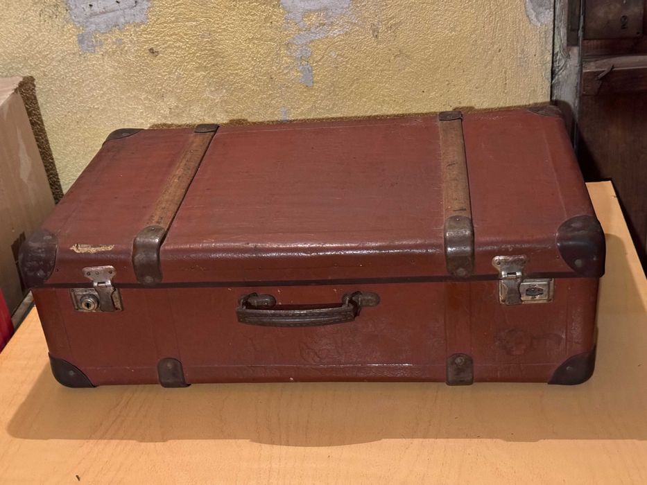 Луксозен ретро кожен бизнес куфар пътна чанта туристическа раница сак