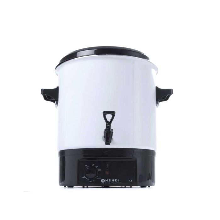 Boiler pentru bauturi fierbinti 27 lt, corp emailat, termostat 0-90 gr C, 1800W,460x480x349mm
