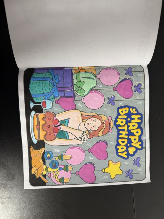 Раскраска и фломастеры GUANGNA