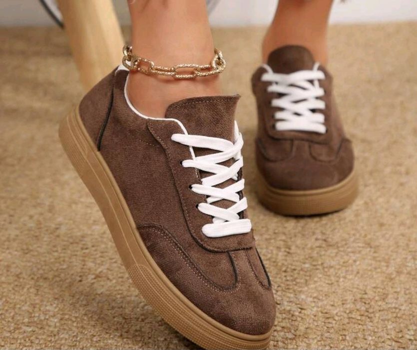 Дамски кецове в кафяво