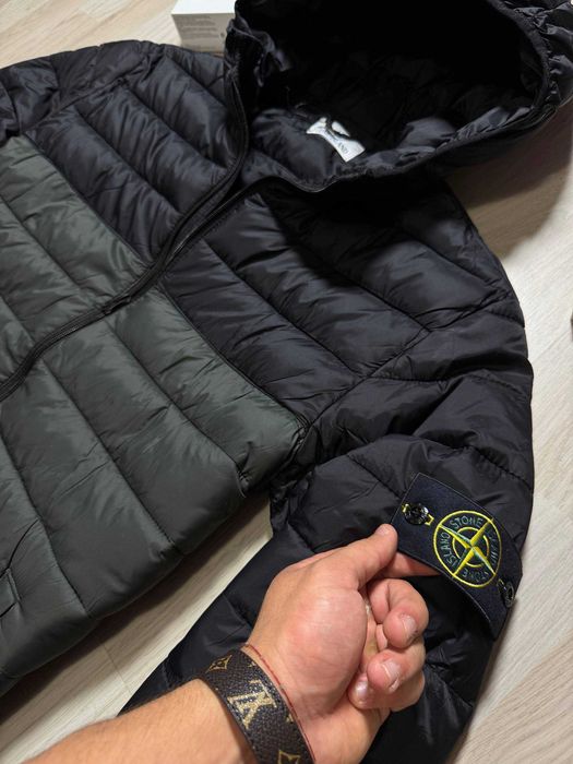 Черно Мъжко Яке Stone Island Стон Айлнъд Зимно Якето