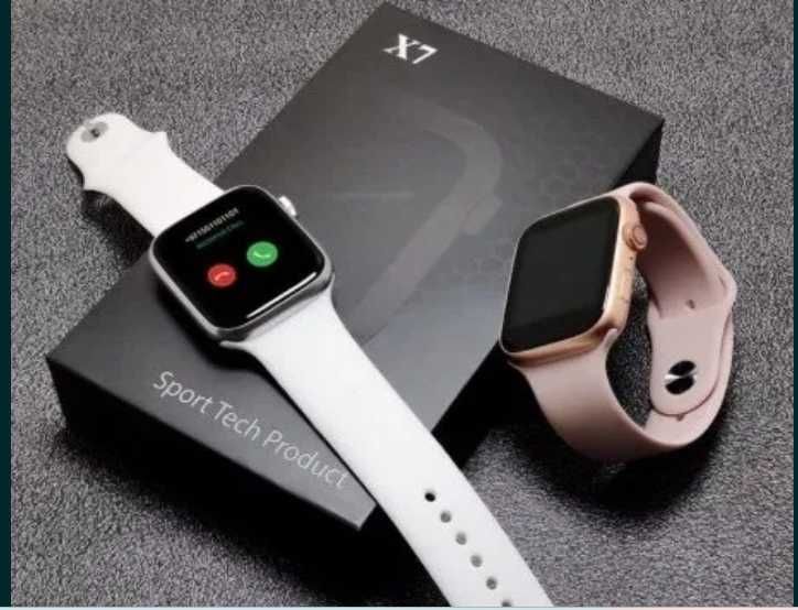 Смарт часовник X7, Bluetooth разговори, Кръвно налягане, Пулс
