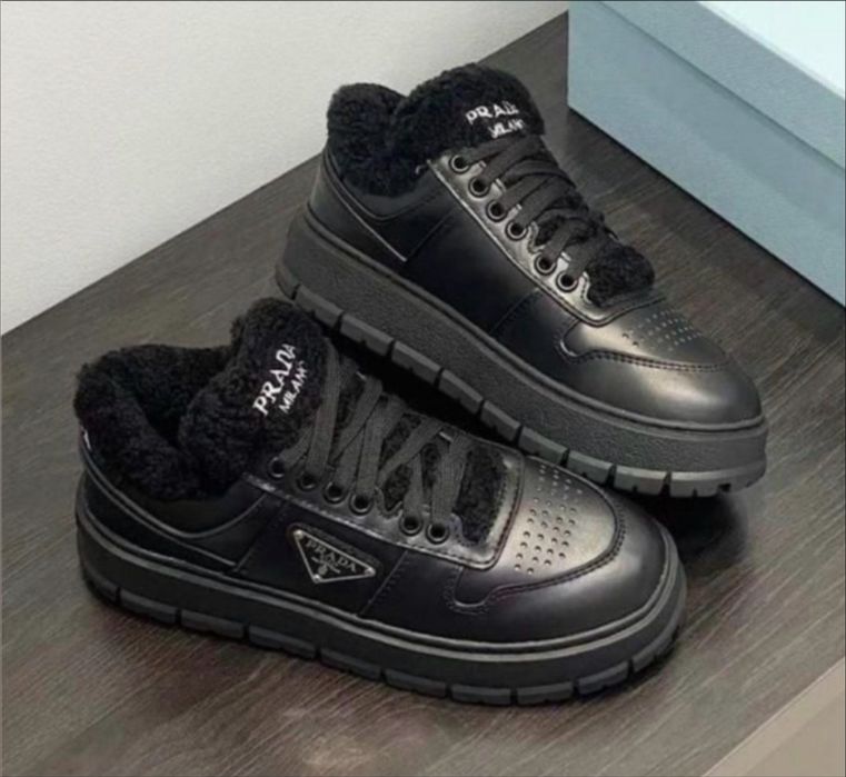 Зимние кеды Prada