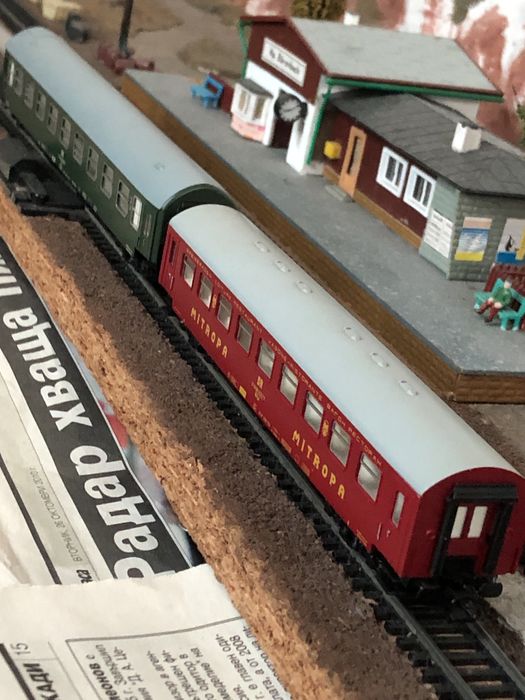 Два вагона в мащаб ТТ 1/120