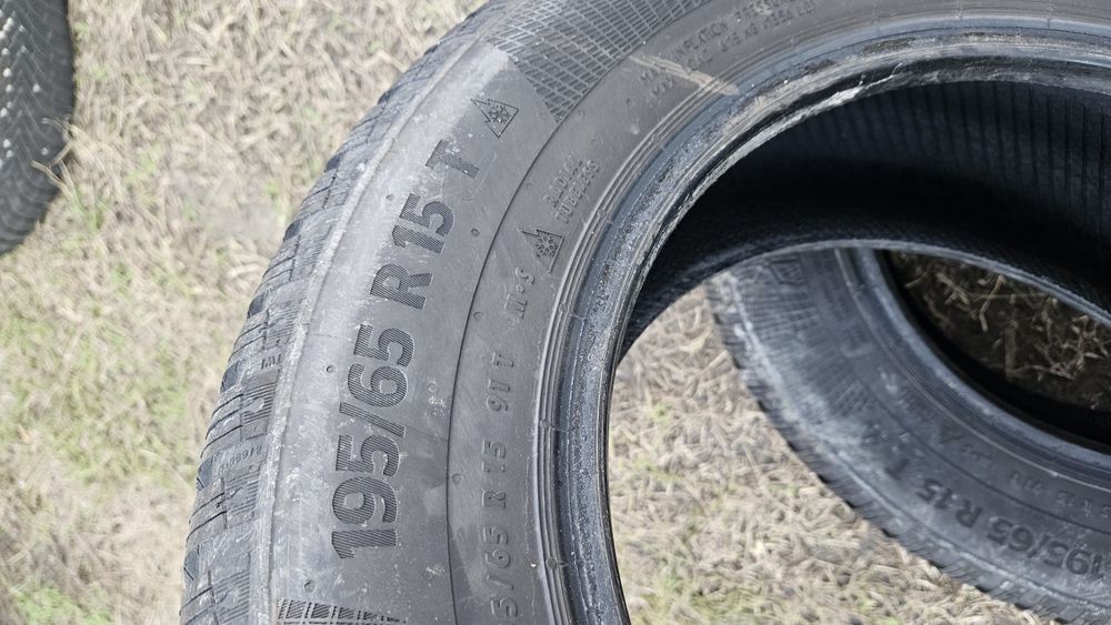 2бр гуми 195 65 15 континентал