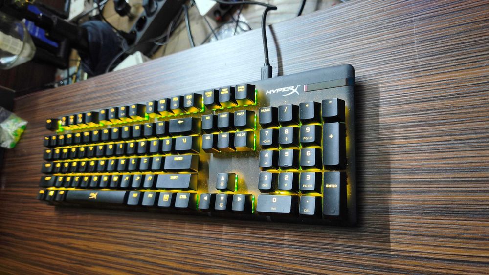 Механична клавиатура HyperX Alloy Origins – HyperX Aqua, RGB