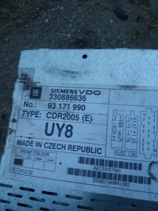 Cd auto opel vectra c sau astra h