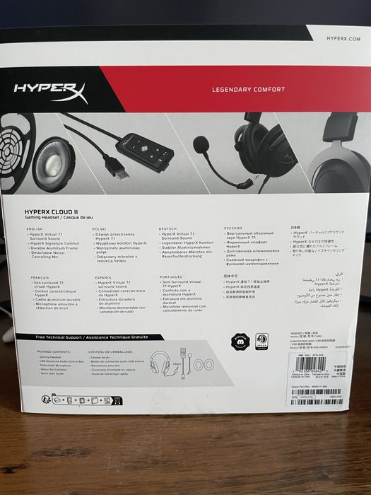 Продам наушники HyperX Cloud 2