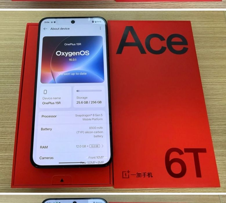 OnePlus Ace 6T (15R) 12/256gb