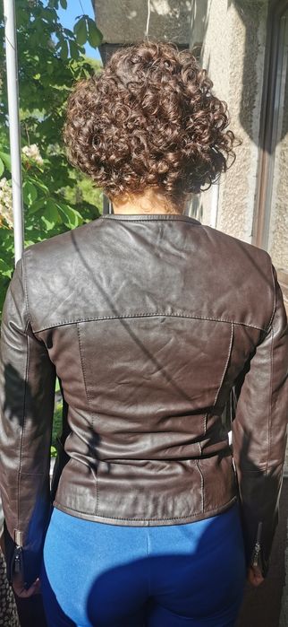 Кожено яке размер S