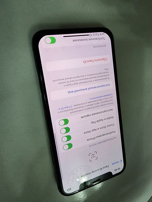 Iphone X LL/A Black 64Gb Face ishlidi Tinuuu
