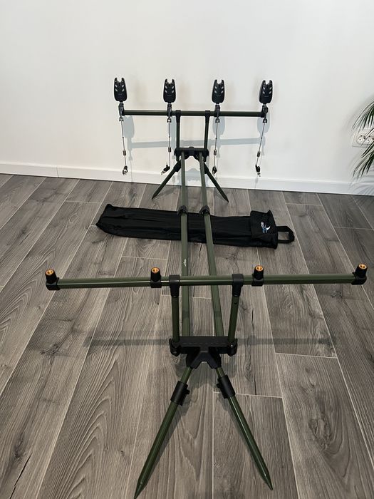 Set Rod Pod 4 posturi EastShark + Set 4 Senzori SAIMINO + 4 Swingheri