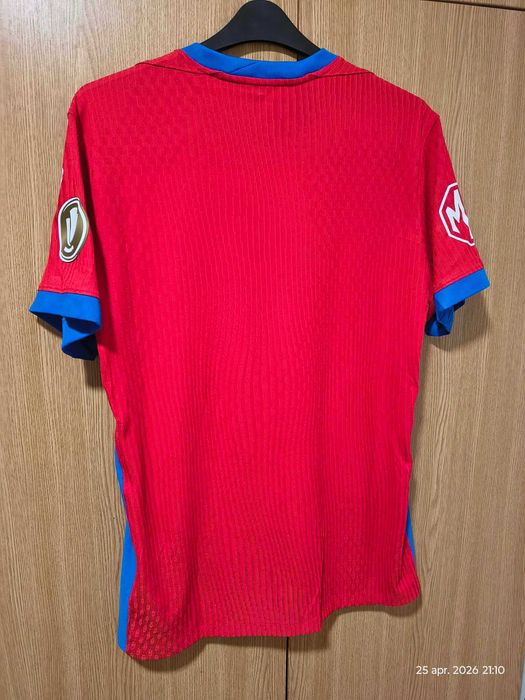Tricou Fotbal Adulti, Nike FCSB 25/26 Rosu, Oficial,mărim. XL