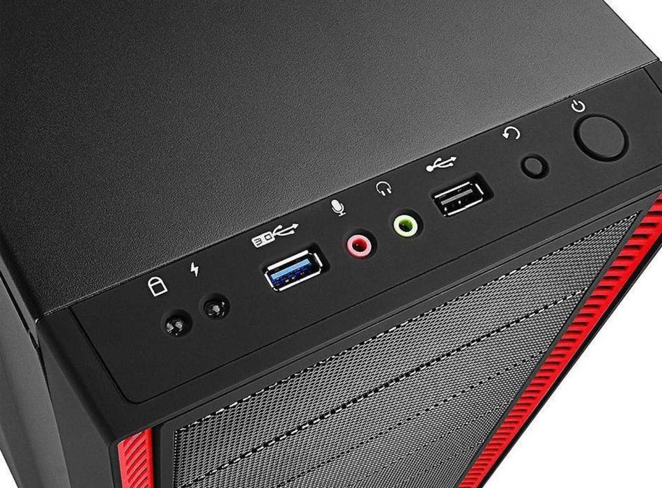 Carcasa Deepcool Tesseract SW red