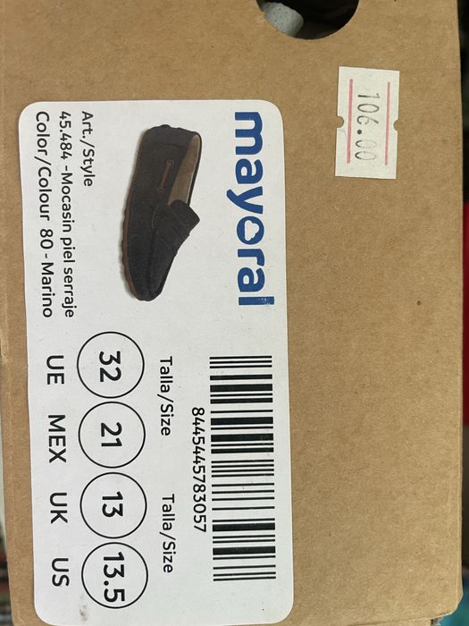 Детски мокасини Mayoral, размер 32