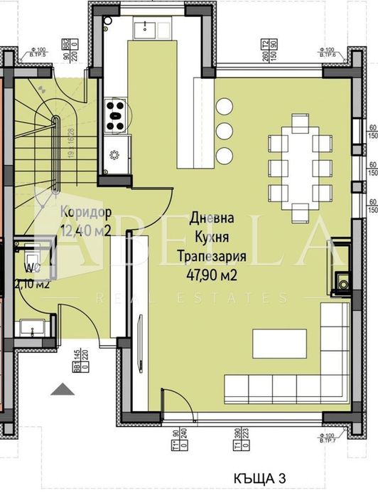 Къща в София-с.Панчарево площ 260
