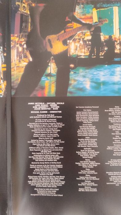Disc triplu vinil Metallica Orchestra