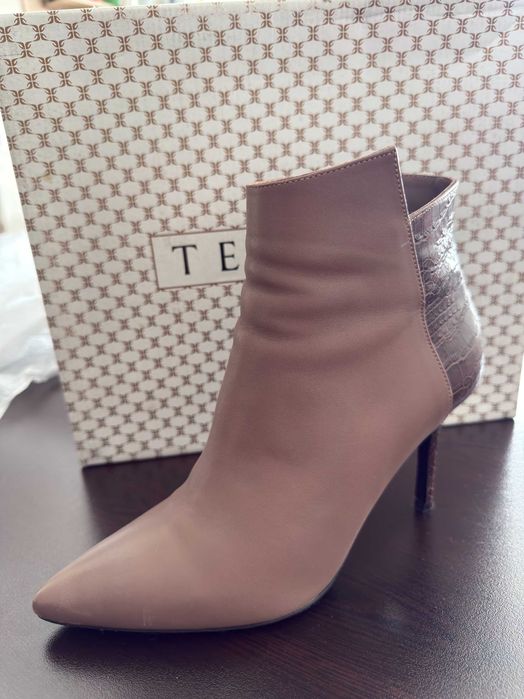 Кожени боти на ток Tergan