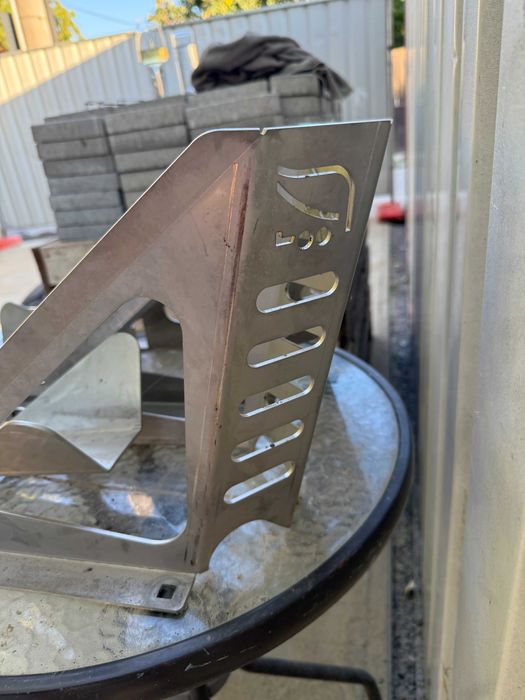 Suport roata fata moto - Inox