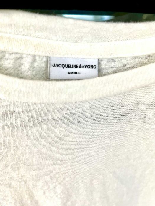 Bluza maneca scurta alba Jacqueline de Yong