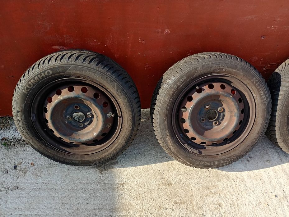 Set jante tabla cu Cauciucuri M+S Toyota Yaris 185/60R15