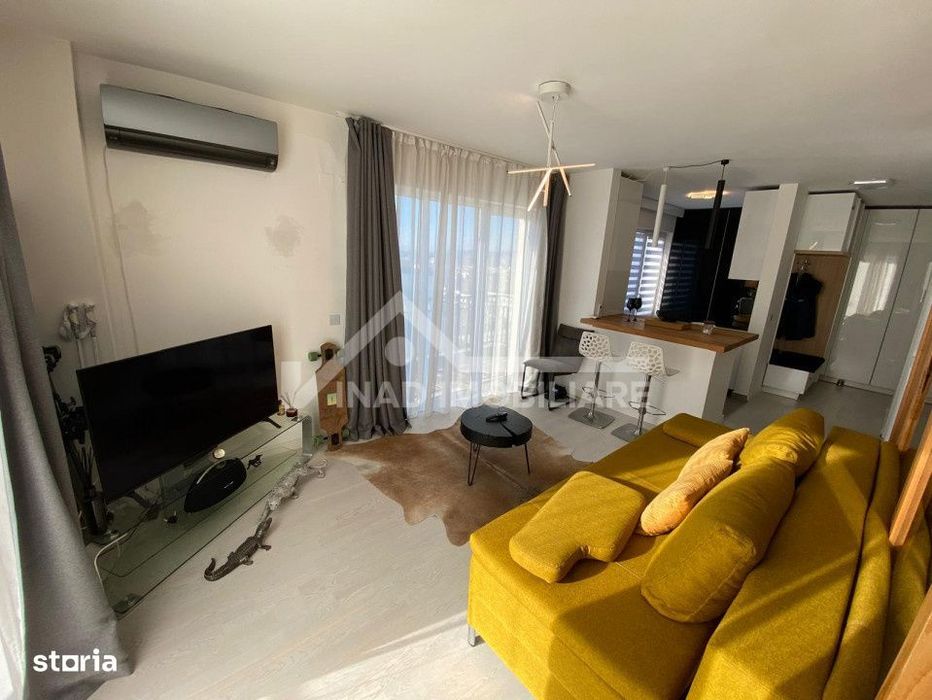 Apartament 2 camere, mobilat si utilat modern, parcare, zona Europa