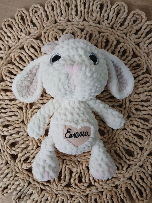 Подарък за бебе, плетени играчки, клипс