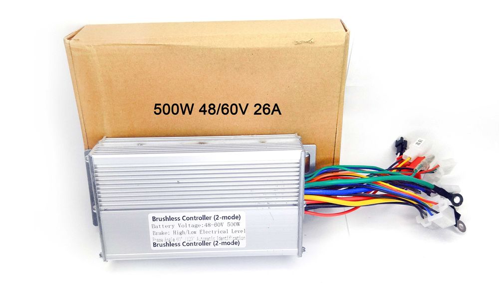 Контроллер 350W для бесщеточных BLDC моторов на 36, 48, 60, 64 и 72V