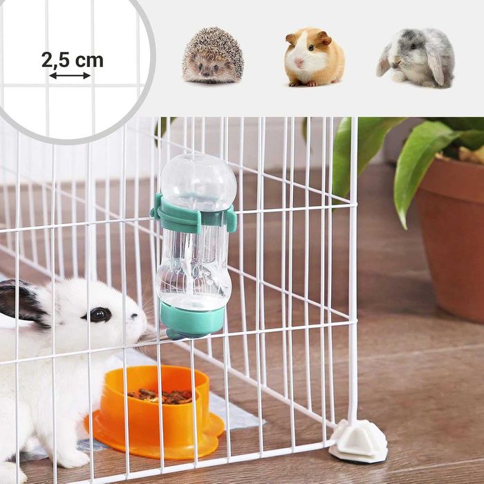 Tarc pentru animale mici Songmics, 143 × 73 × 46 cm, alb