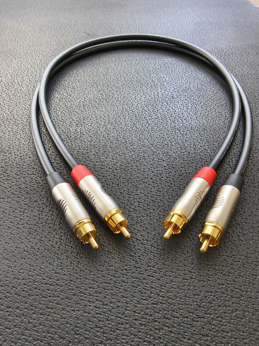 Cabluri Interconect RCA Canare Star Quad REAN Gold (1m, Pereche)