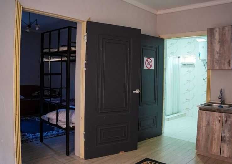 Хостел в центре города. Гостиница. Комнаты