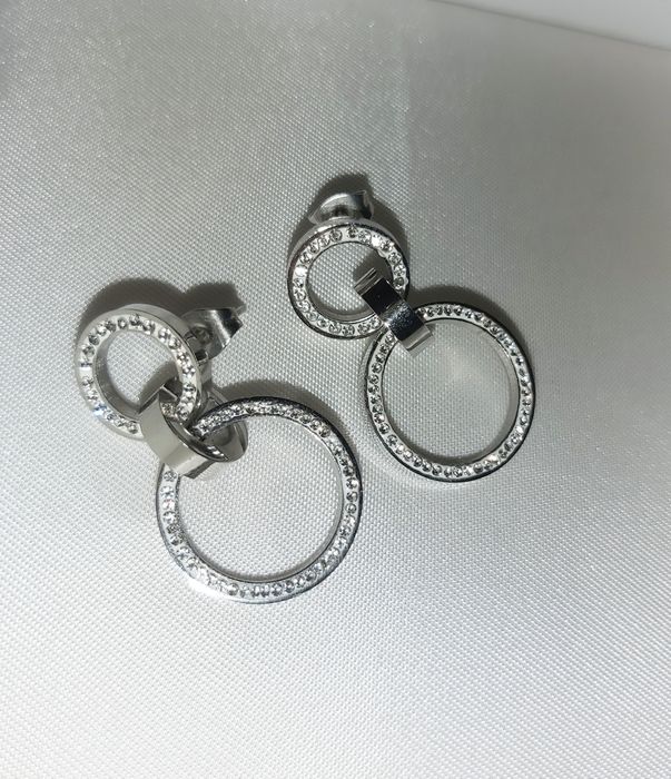 Красиви сребърни обеци