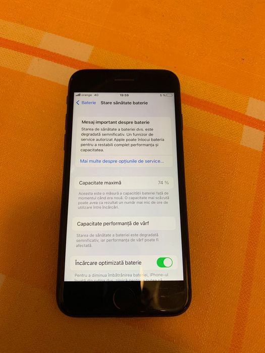 Iph.7 128gb. Baterie 74%