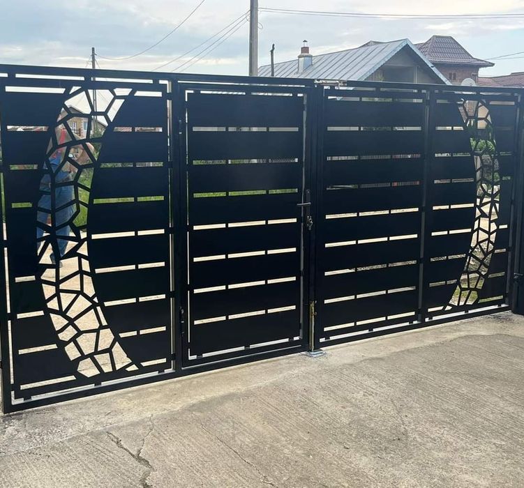 Porți tabla decupata CNC traforata