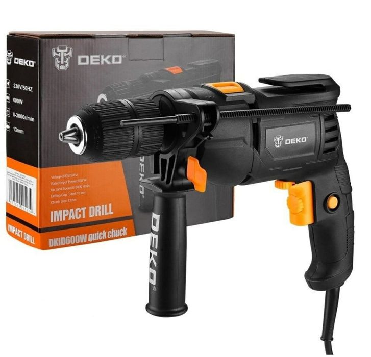 Сетевой шуруповерт, ударная дрель