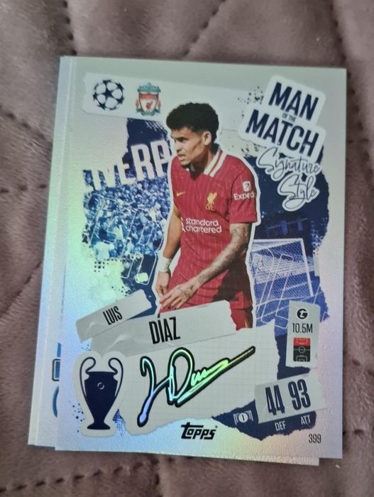 Carduri match attax, de colecție sezon 2024-2025 LUX