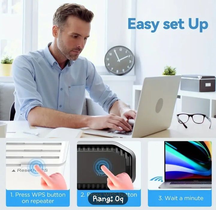 WiFi uselitil 2.4G & 5G.      6 antennali WiFi signal kuchaytirgich