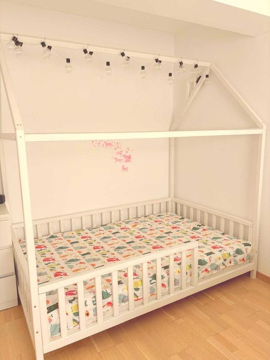 Pat copil tip casuta 2.00x1.20 m