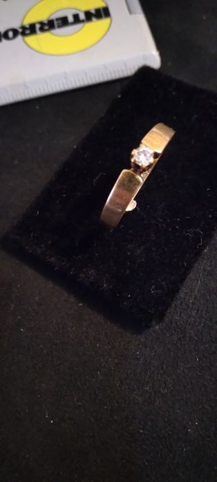 Inel dama 14k  diametru 18mm