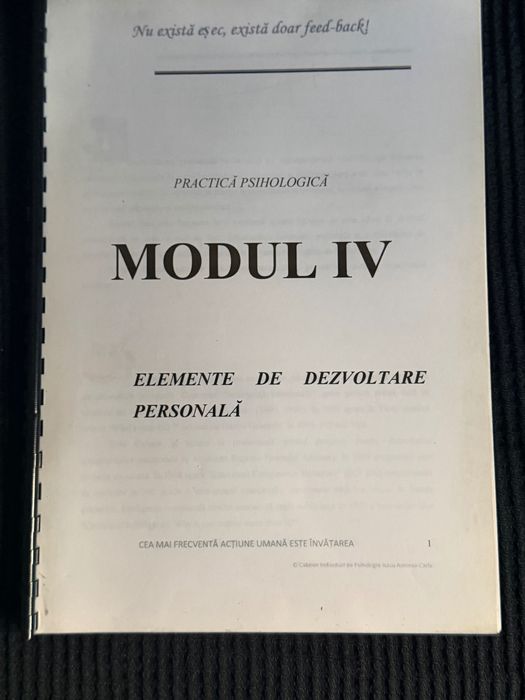 Pachet cursuri de psihologie aplicată printate și legate