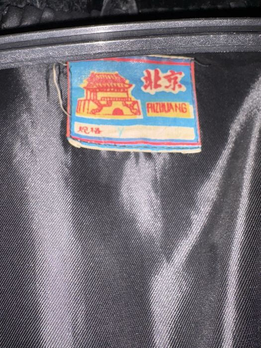 Palton blana naturala vitange