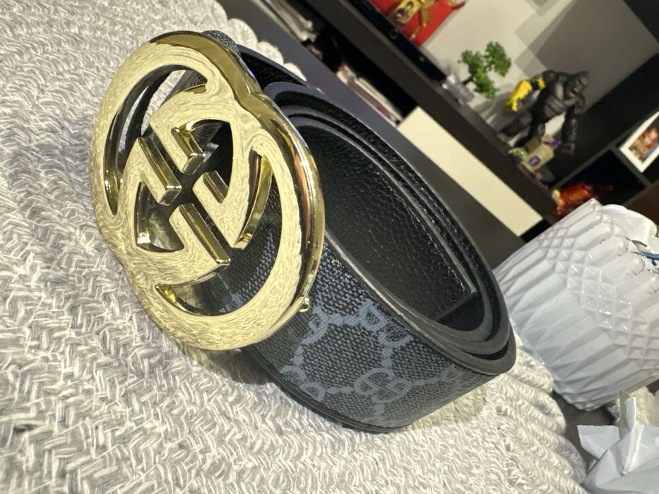 Curea Gucci Negru Gold